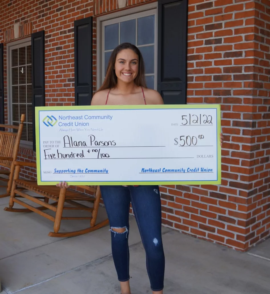 Scholarship Alana Parsons