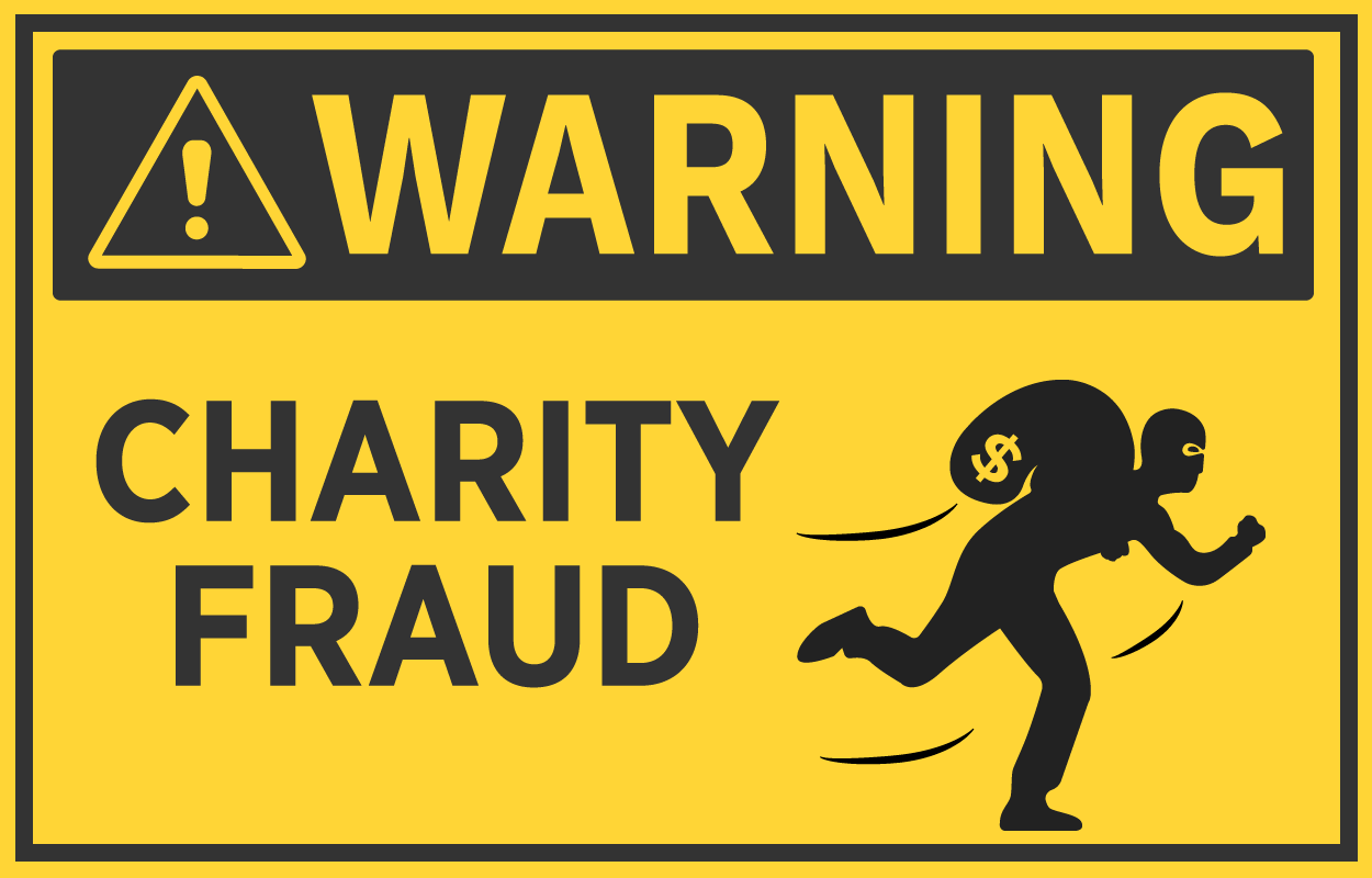 warning charity fraud